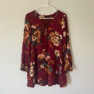 Blu Pepper Floral Dress